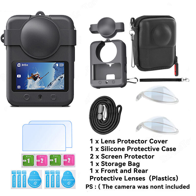 Capa Protetora De Silicone Para DJI OSMO 360 , Anti-Arranhões , À Prova De Choque , Lente Acessórios De Câmera