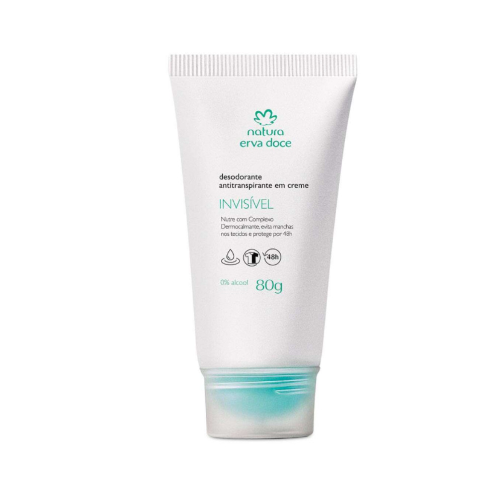 Desodorante em creme Natura erva doce 80g
