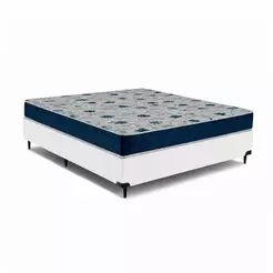 Cama box e Colchão ISO 60 D28 – Casal(138x188)-Ortobom