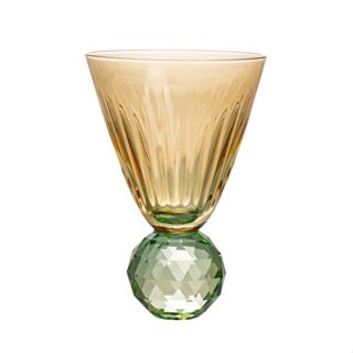 Kit com 02 Taças de Vidro Âmbar verde Design Sofisticado em Oferta na Shopee