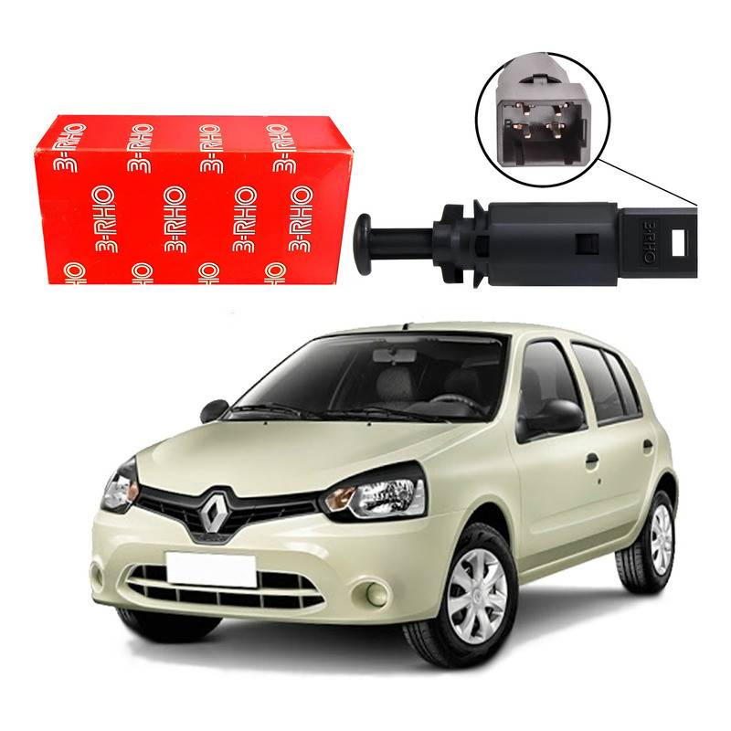 Interruptor Luz Freio 3-rho Clio 1.0 2013 A 2016