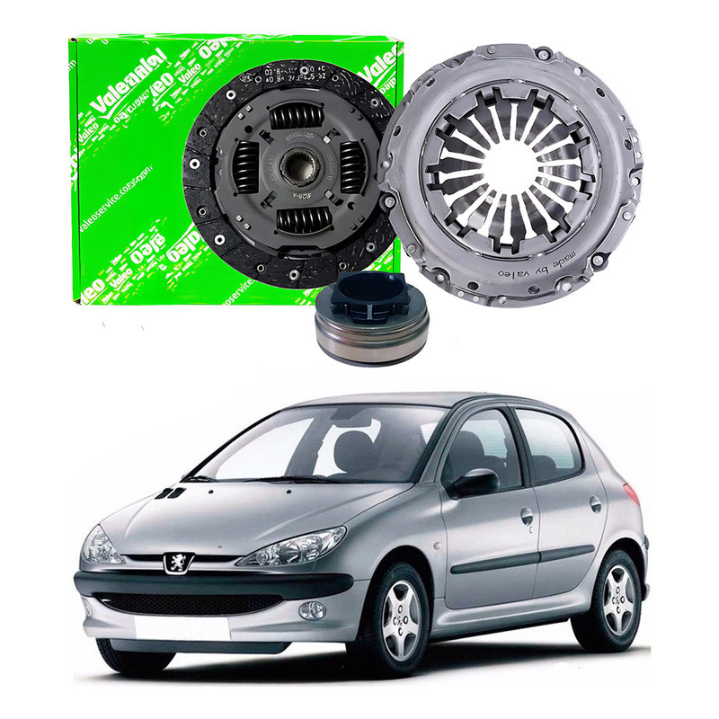 Kit Embreagem Valeo Peugeot 206 1.6 16v 2001 A 2008