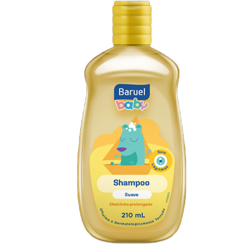 Shampoo Infantil Baruel Baby Suave 210ml em Oferta na Shopee