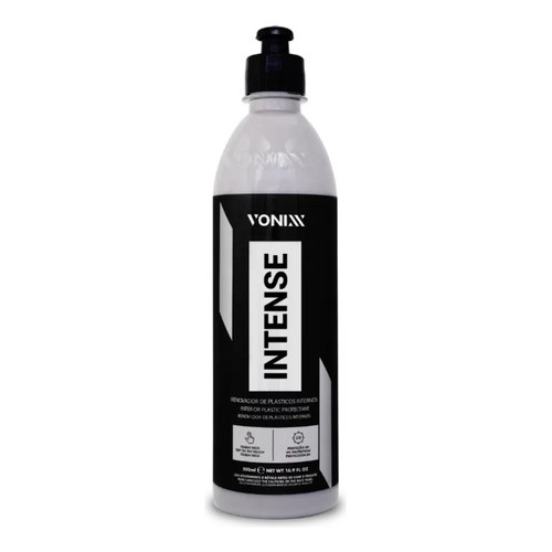 INTENSE Renovador De Plástico Interno Uv Vonixx 500ml Toque Seco