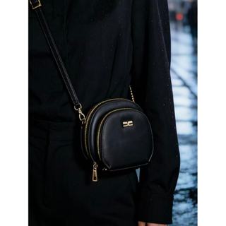 Bolsa Transversal Redonda De Couro Com Zíper Triplo Para Feminina Bolsa Portátil Para Celular V2390 VT em Oferta na Shopee