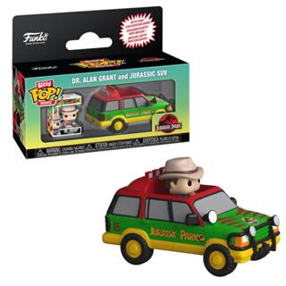 Bitty Pop! Rides Jurassic Park Dr. Alan Grant e Jurassic SUV em Oferta na Shopee