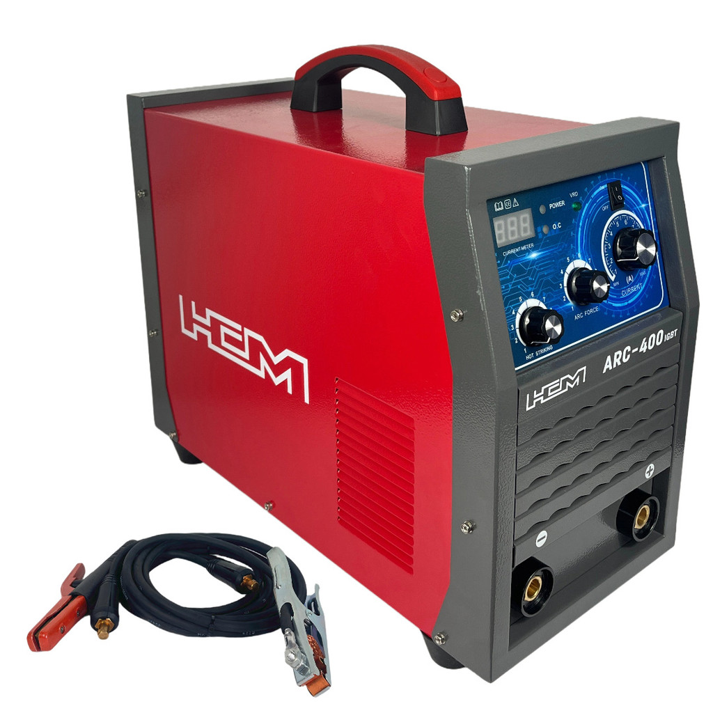 Máquina Inversora Solda Portátil 400a IGBT 380v HCM ARC400D