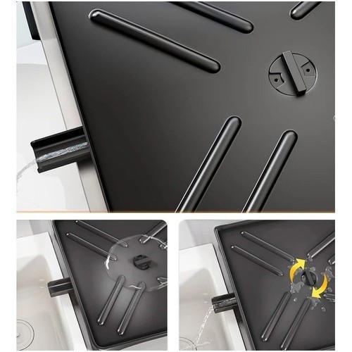 Escorredor de Louças Rack Aço Carbono Preto — foto 7
