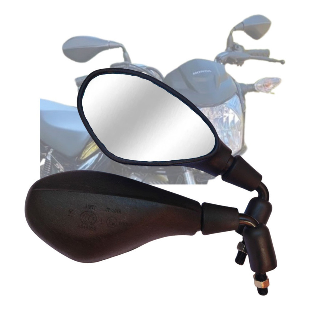 Retrovisor Bmw Gs 650/F800 Haste Longa Rosca Honda em Oferta na Shopee