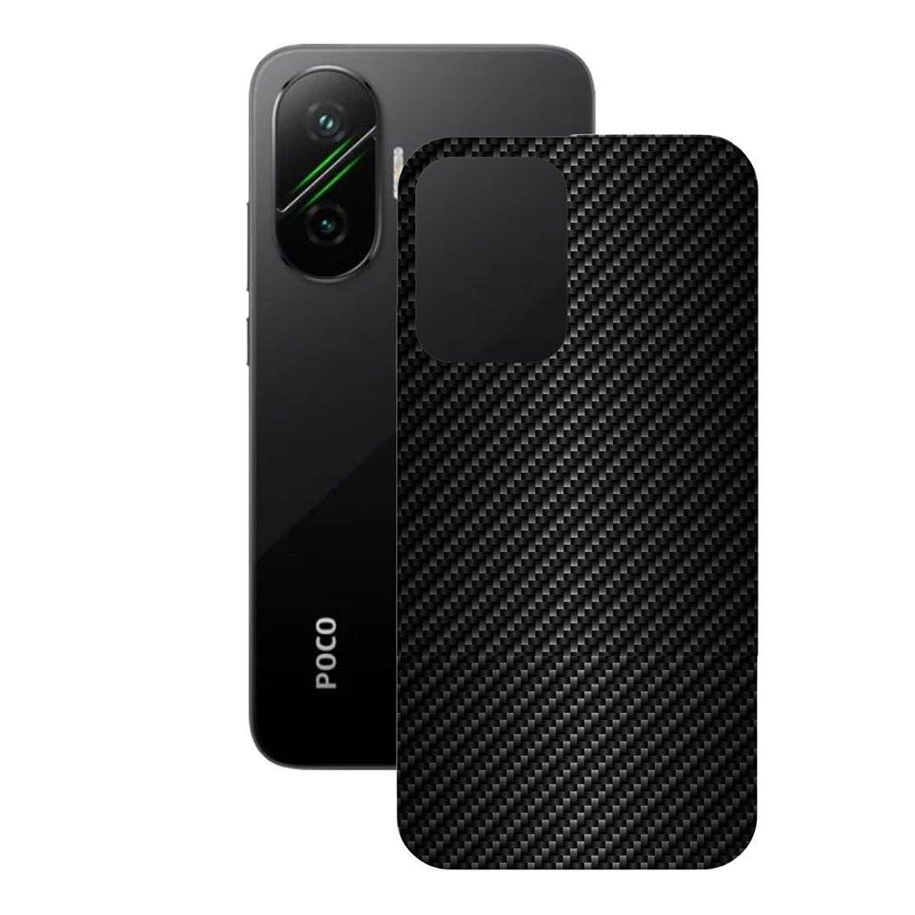 Película para Xiaomi POCO F7 - Traseira de Fibra de Carbono Preta - Gshield em Oferta na Shopee