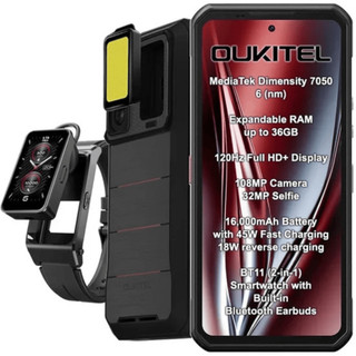 Oukitel WP300 – 5G – Dual SIM – 512GB de Armazenamento – 12GB RAM – Tela 6.8”