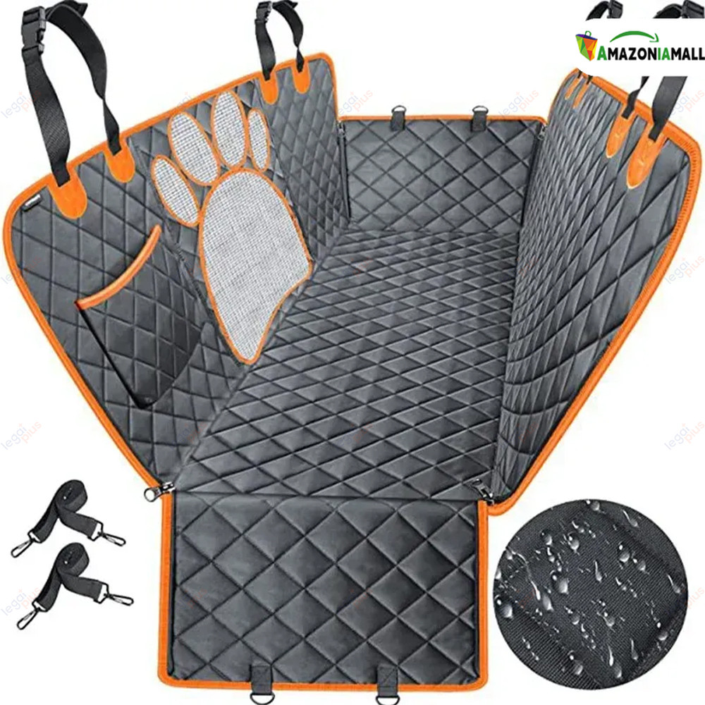 Capa Protetora Pet 5 em 1 Impermeável: Proteção com Cinto para Banco de Carro