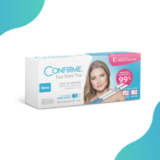 Teste De Gravidez Confirme Duo Teste Tira 2 Unidades em Oferta na Shopee