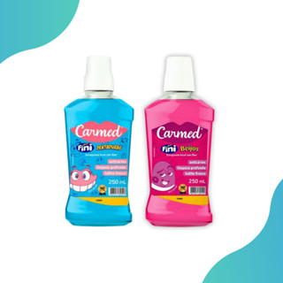 Kit 2 Enxaguante Bucal Carmed Fini Beijos e Dentadura 250 Ml em Oferta na Shopee