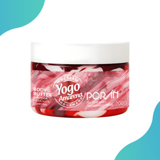 Manteiga Corporal Ice Cream Cereja Yogo Amarena 200g Poran em Oferta na Shopee