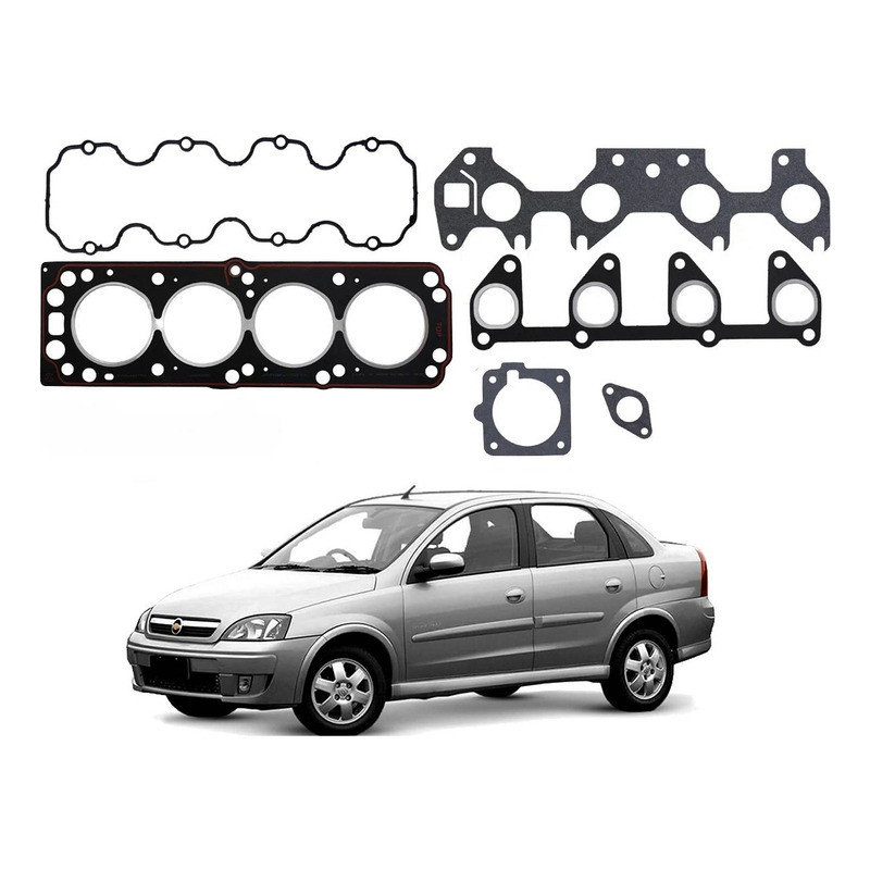 Jogo Junta Cabeçote Taranto Corsa Sedan 1.0 8v 2003 A 2012 em Oferta na Shopee