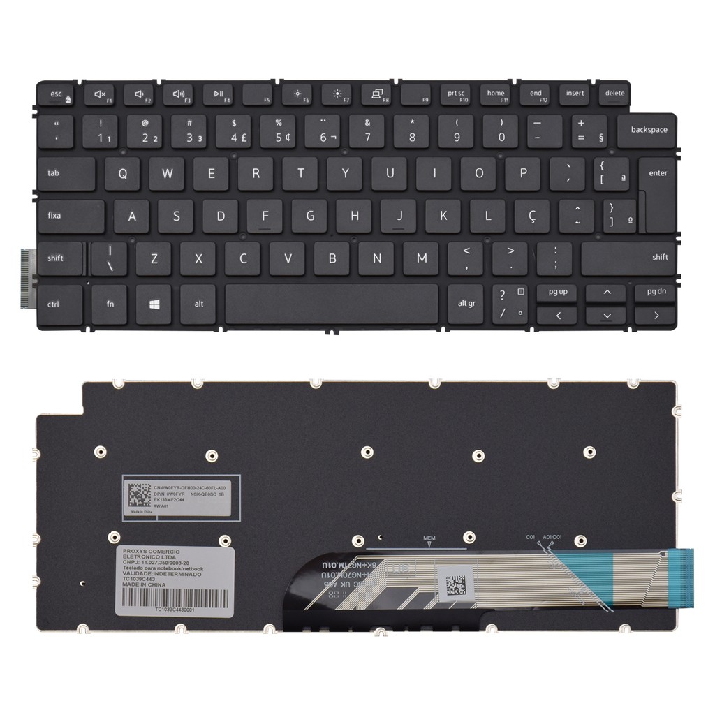 Teclado para Notebook Dell Latitude 3410 | Sem Iluminação