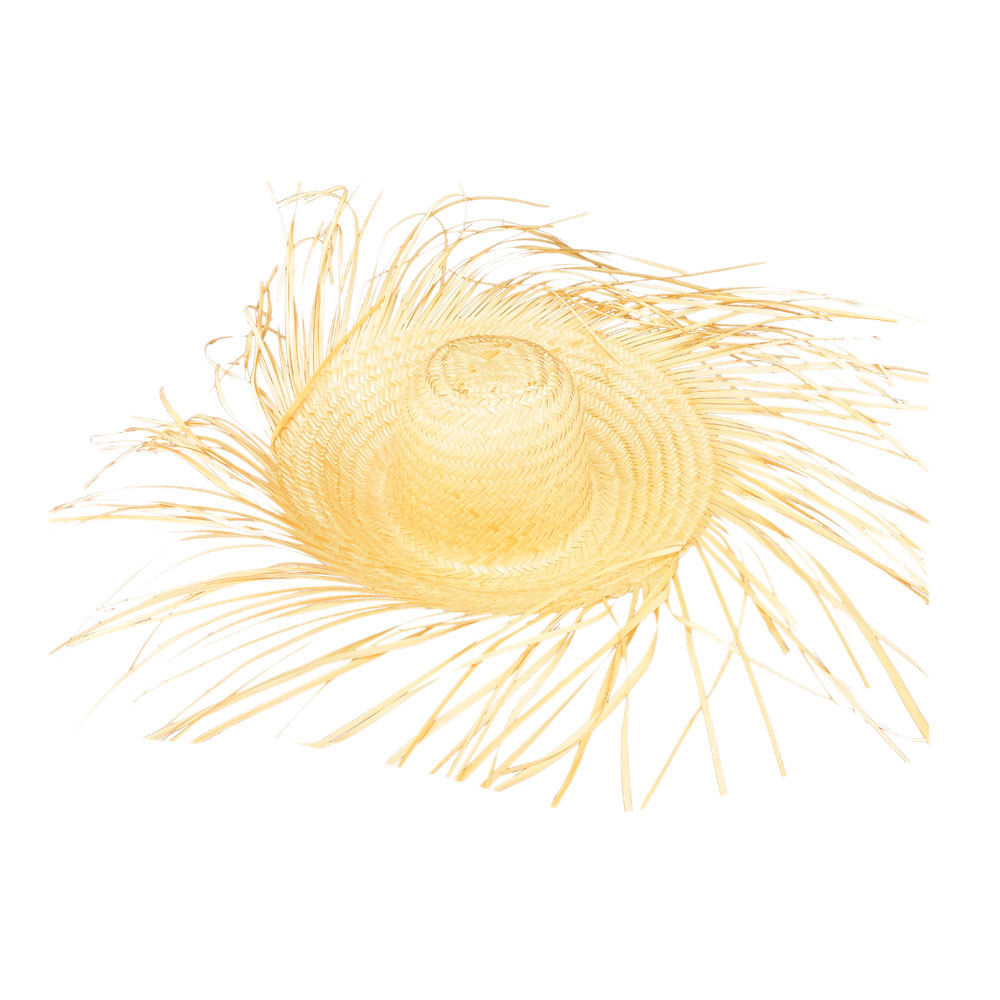 Chapéu Junino Patriarca Desfiado Natural em Oferta na Shopee