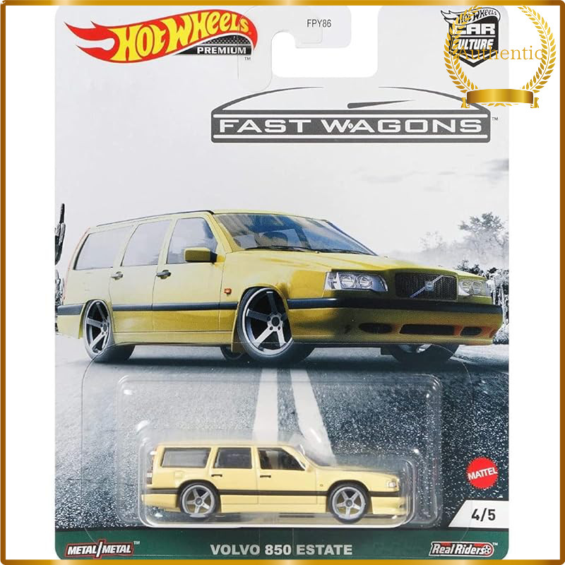 Hot Wheels Premium Car Culture Fast Wagons Volvo 850 Estate GRJ67 1:64 Die-Cast Mini Car