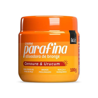 Creme Bronzeador Parafina Bio Soft Cenoura e Urucum 100g em Oferta na Shopee