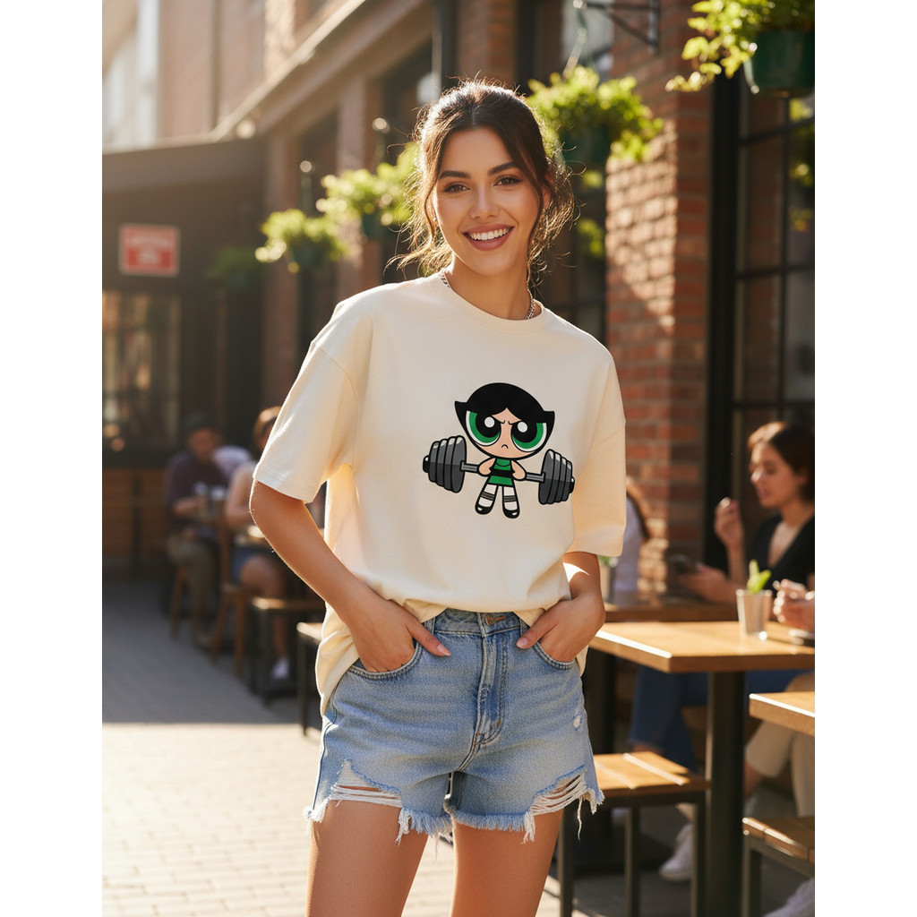 Camiseta Feminina Algodão Docinho Super Poderosas Lançamento