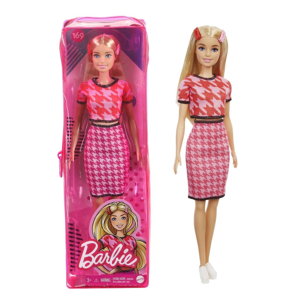 Boneca Barbie Fashionistas Loira com Presilhas #169- Mattel