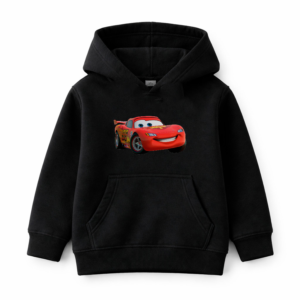 Blusa De Frio Canguru Com Capuz Mcqueen Moletom Flanelado Menino Escola Lançamento