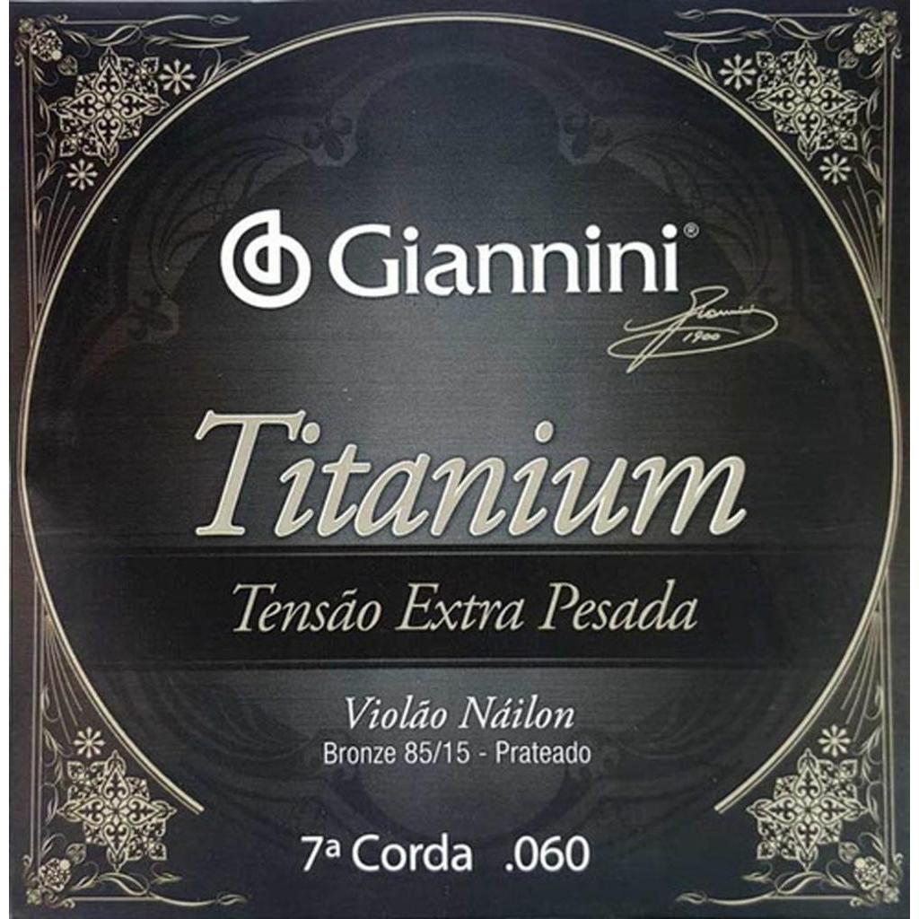 Corda Avulsa Violão Náilon 7° Corda Tensão Extra Pesada Giannini GENWTA7
