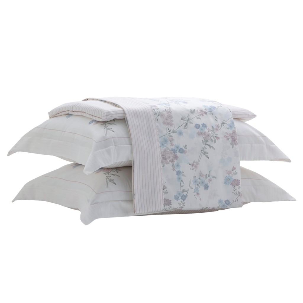 Jogo De Cama 300 Fios Satinée Kacyumara Maiten em Oferta na Shopee