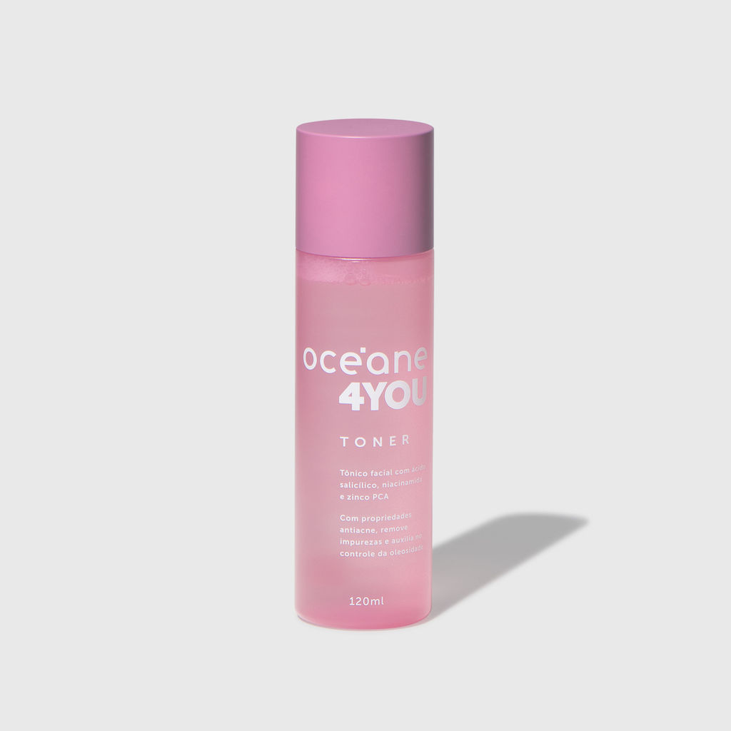 Tônico Facial com Ácido Salicílico - Toner 4you 120ml em Oferta na Shopee