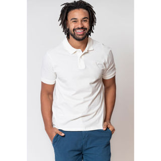 Polo Masculina Meia Malha Polo Wear Off White em Oferta na Shopee