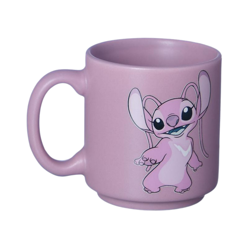 Caneca Mini Tina Stitch Angel 100ml Zona Criativa