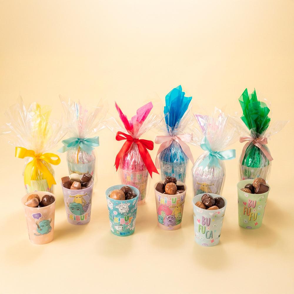 Kit 12 Copos Tribufu Monstros Monstrinhos Páscoa Festa Lembrancinha Aniversário Ovos Caseiros Brinde Plasútil em Oferta na Shopee