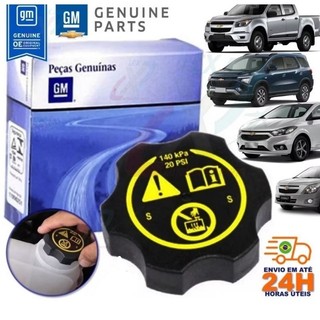 Tampa do Reservatorio de Agua GM Onix Prisma Spin Cobalt Cruze S10 Sonic Tracker Original Chevrolet