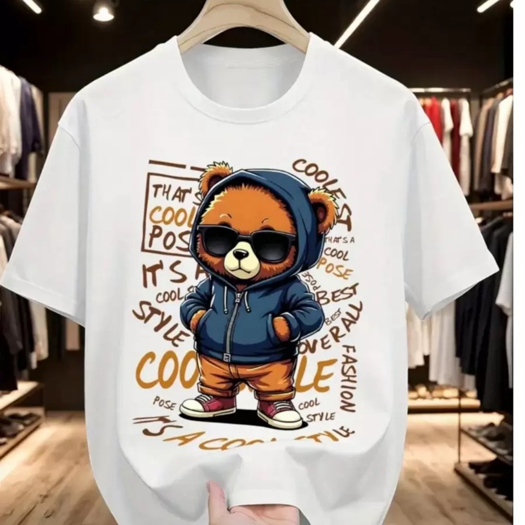 Camiseta Camisa Casual 100% Algodão Streetwear Estampada Malha Premium Importada