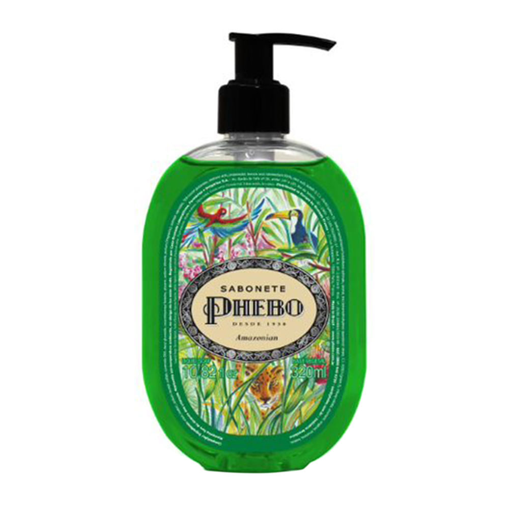 Sabonete Líquido Phebo Amazonian 320ml em Oferta na Shopee