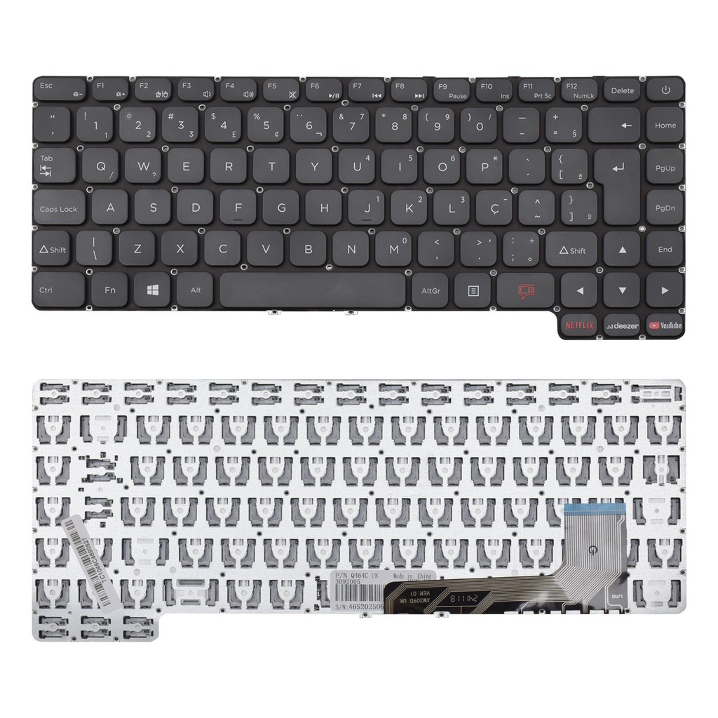 Teclado para Notebook Positivo Motion C4128E em Oferta na Shopee