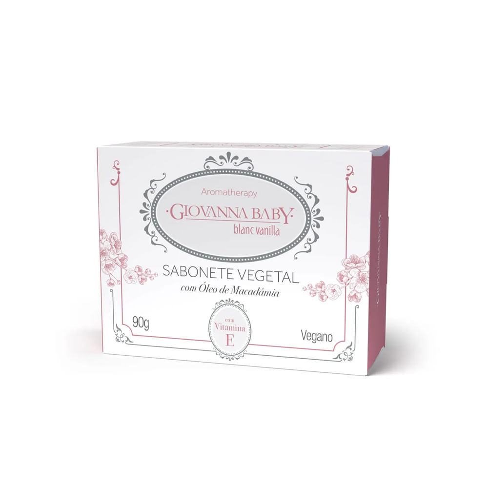 Sabonete Vegetal Giovanna Baby Blanc Vanilla 90g em Oferta na Shopee