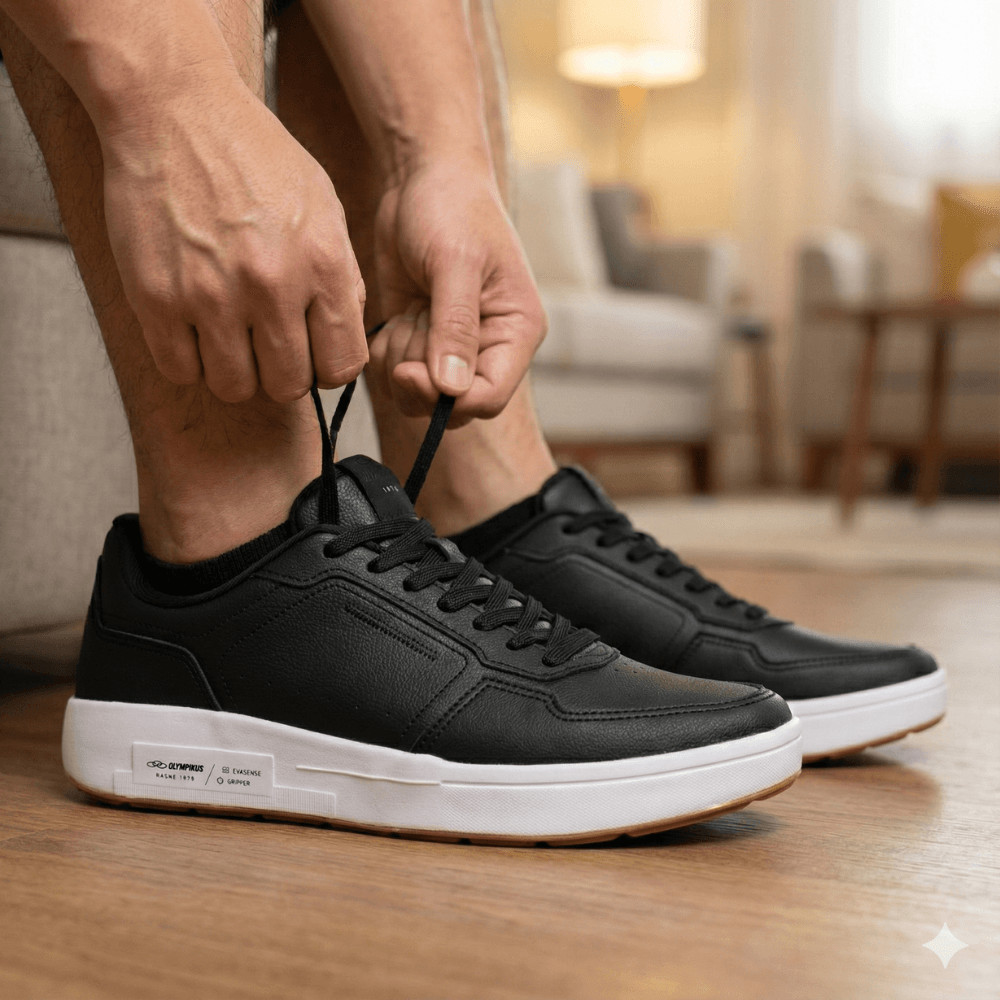 Tênis Masculino Olympikus Versa Amortecimento Preto em Oferta na Shopee