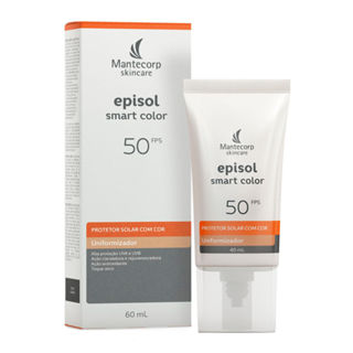 Protetor Solar Facial Episol Smart Color FPS 50 40ml em Oferta na Shopee