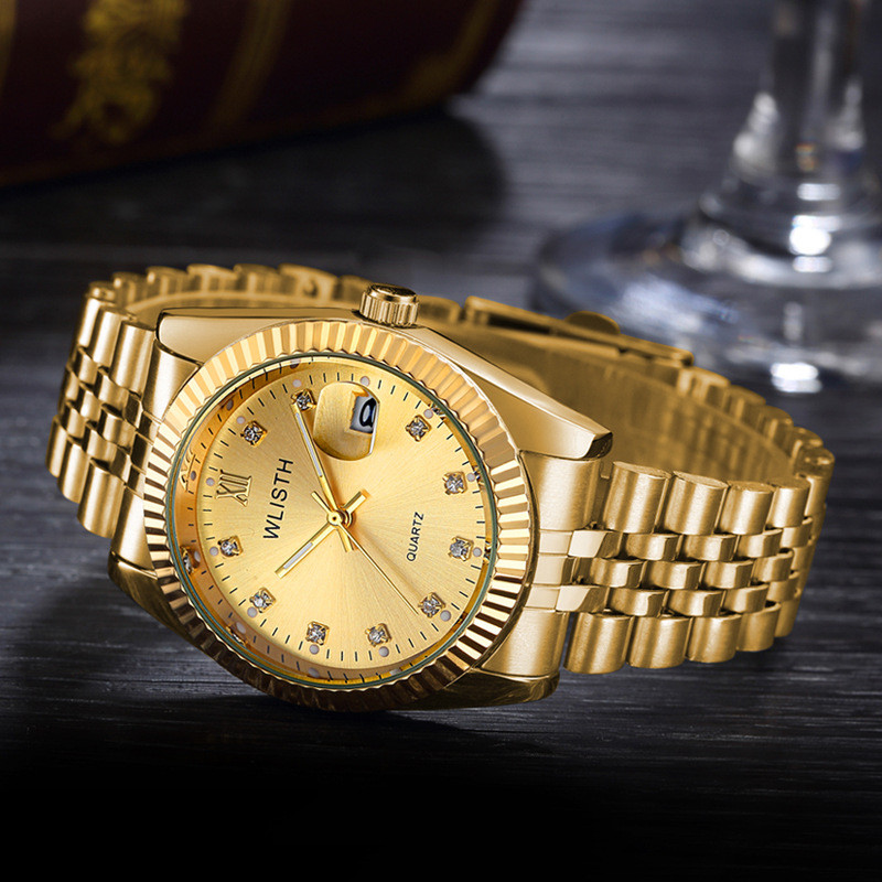 Relógios da marca Wolish, relógios de quartzo, relógios de moda à prova d'água e luminosos, relógios para casais, relógi