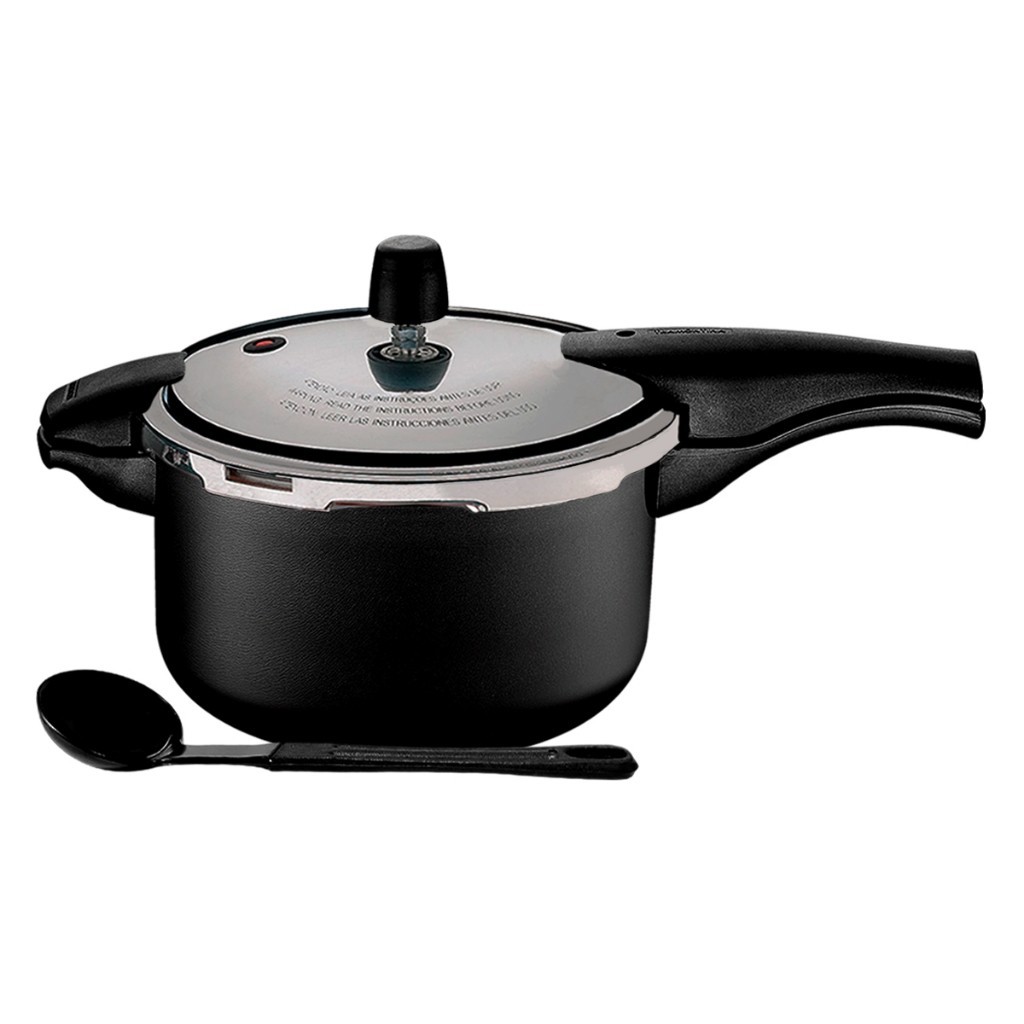 Panela de Pressão 6 Litros Tramontina Vancouver 24cm com Concha Fechamento Externo Antiaderente