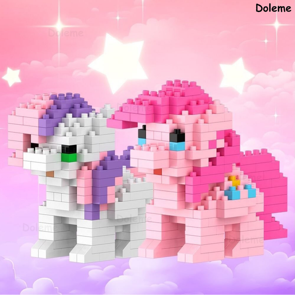 My Little Pony Mini Blocos Coleção Completa 6+ Anos Criativo Presente Infantil Presente Menina