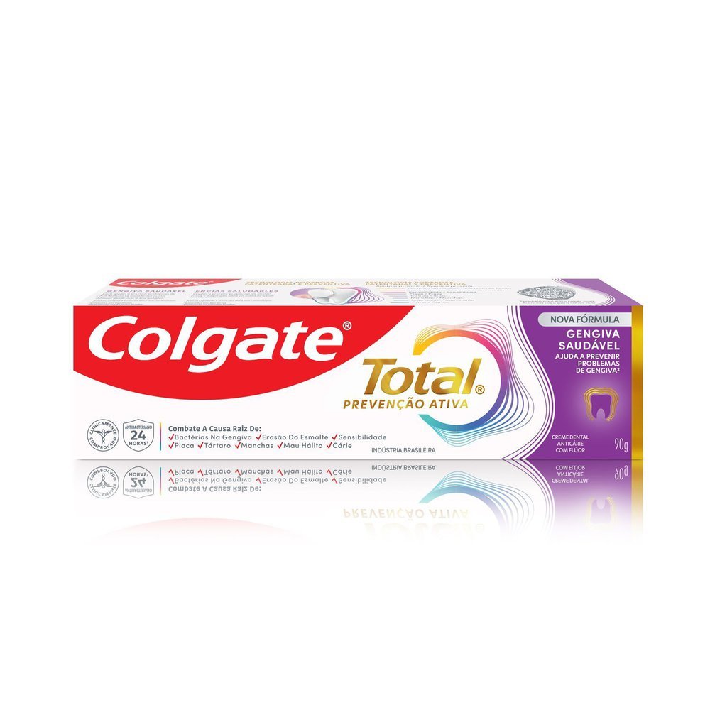 Creme Dental Colgate Total Prevenção Ativa Gengiva Saudável 90g