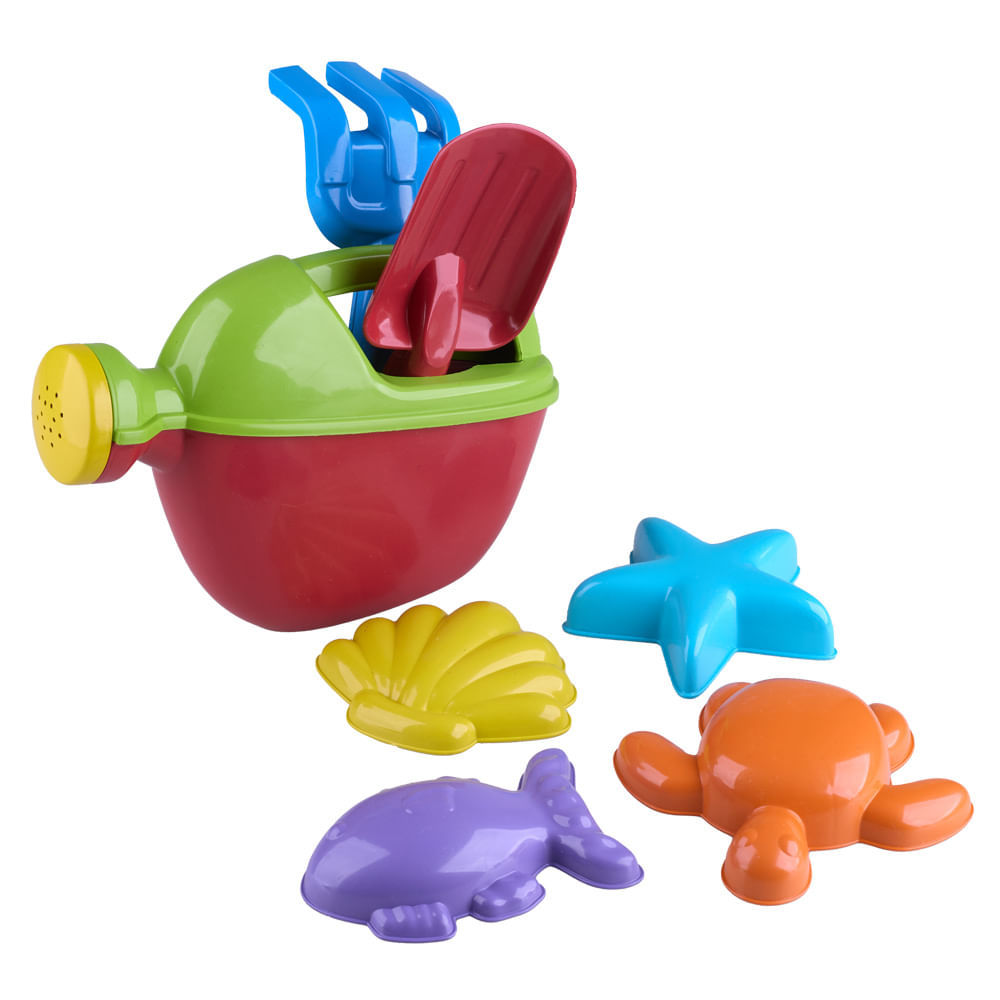 Balde De Praia Regador Divertoys em Oferta na Shopee