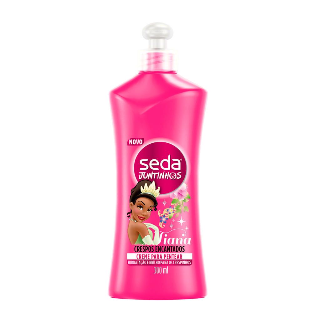 Creme de Pentear Infantil Seda Juntinhos Tiana 300ml em Oferta na Shopee