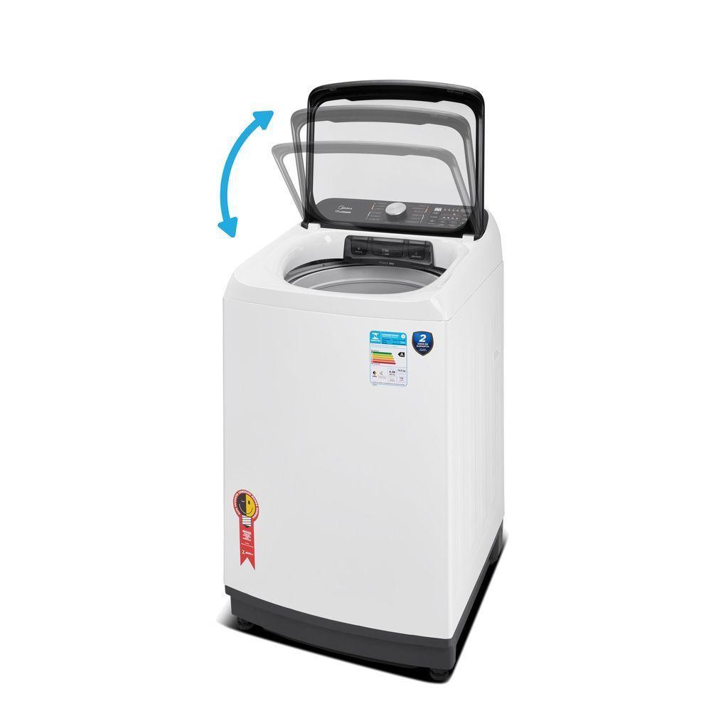 Lavadora de Roupas Midea 15kg Wave Agitador Branca 127V (MA512W150A/WK04)