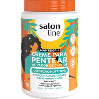 Creme Para Pentear Salon Line Definição Nutritiva 1Kg em Oferta na Shopee