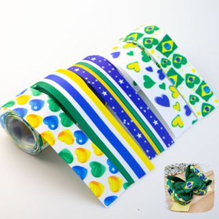 Fita de Gorgurão Copa do Mundo 2026 Brasil Para Laço, Tiara, Decoração em Oferta na Shopee