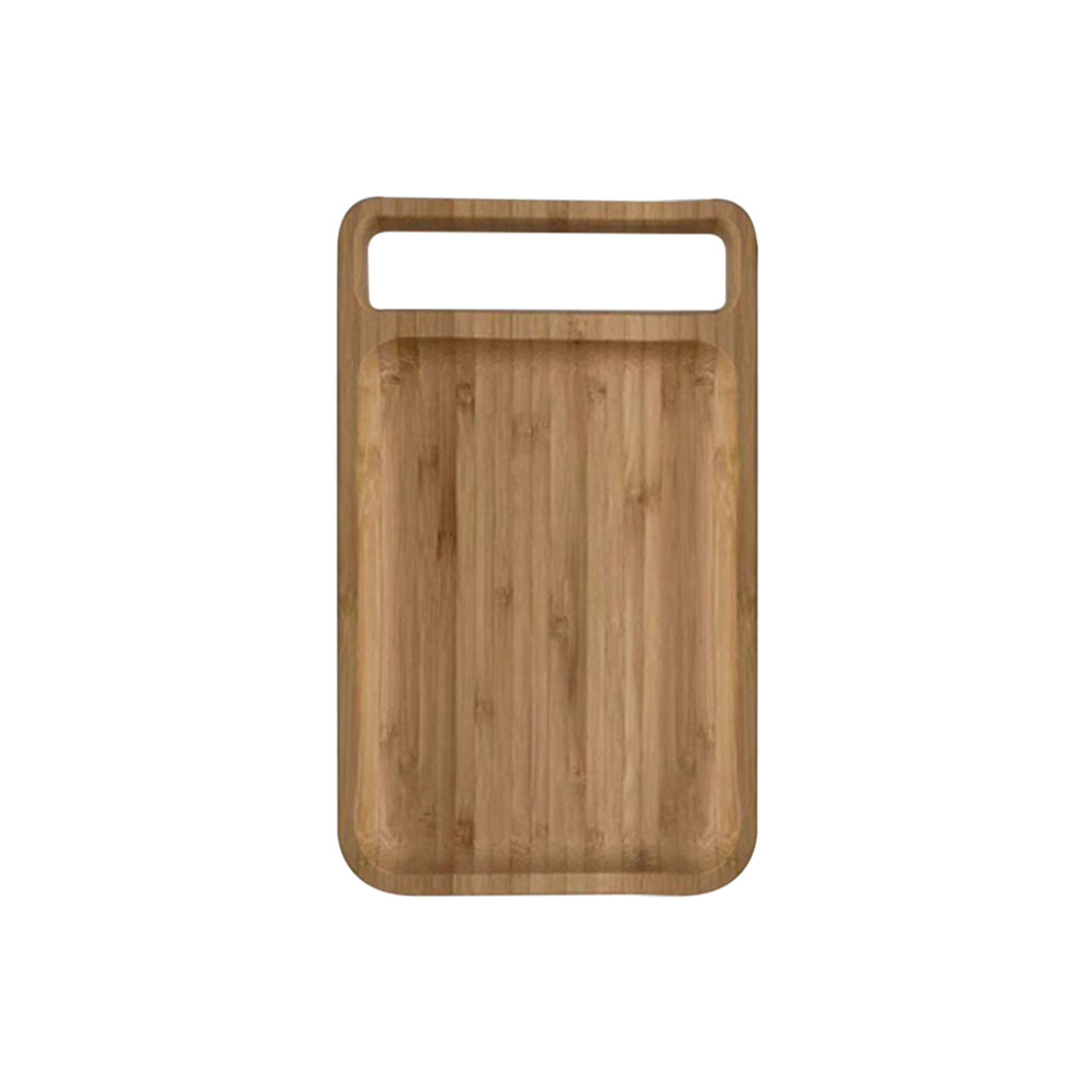 Bandeja Retangular Em Bambu 25cm - Oikos